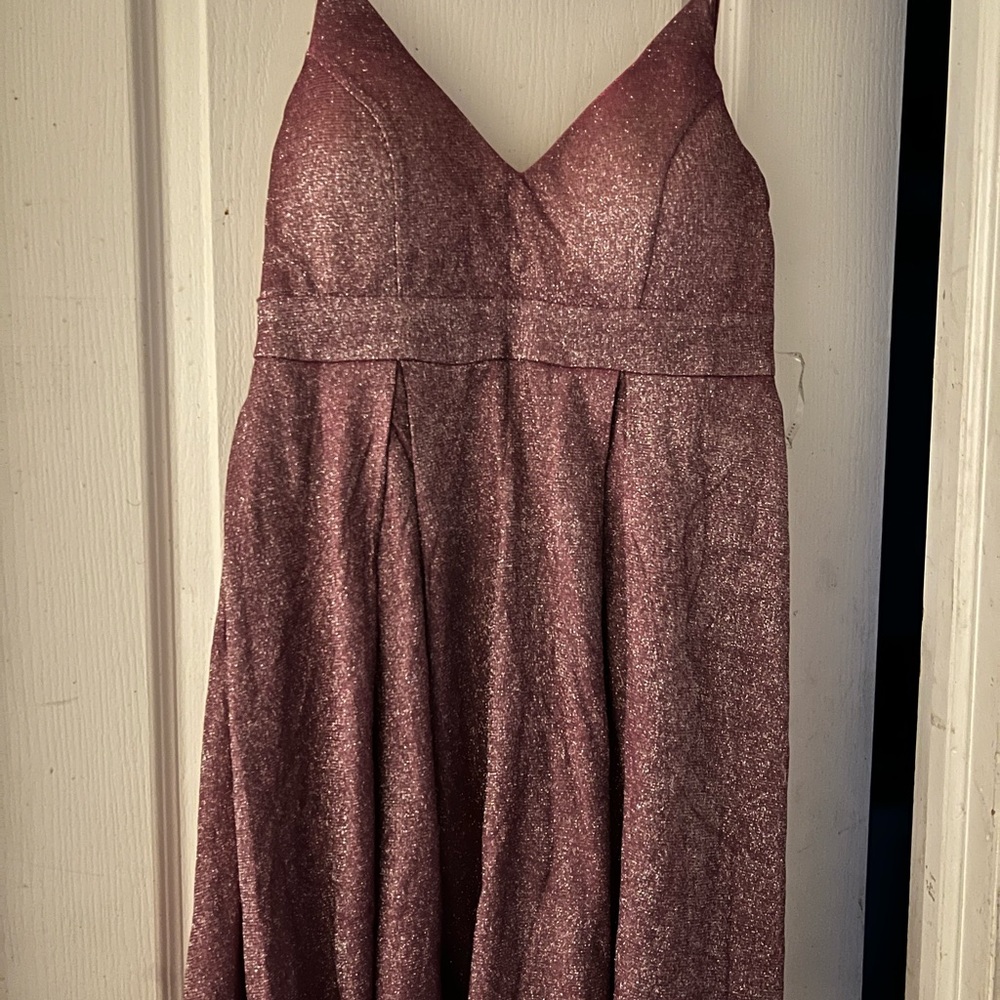 Pink glitter dress